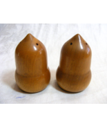 Vintage Wooden Acorn S&amp;P Shakers 13-c - $24.74