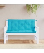  Garden Bench Cushion Set of 2 Turquoise - $2,543.07 MXN