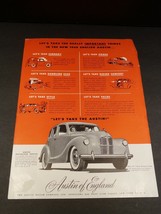 1949 Austin of England Austin A40 Devon &amp; Dorset Sedans Sales Brochure - $62.98