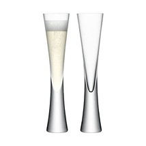 LSA International 170 ml Moya Champagne Flute, Clear (Pack of 2)  - $97.00