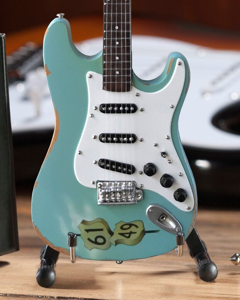 Kenny Wayne Shepherd-Fender STRAT Crossroads Blue 1:4 Copy Guitar ~ Axe Heave...