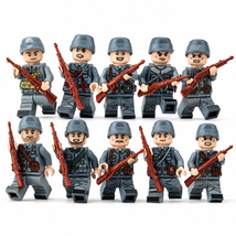 WW2 Chinese Eighth Route Army Soldiers 10pc Minifigure Set - $15.03+