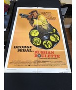 Russian Roulette One Sheet Poster 1975 George Segal - $42.44