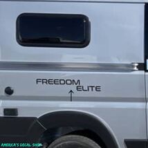 Thor Freedom Elite Motor Home RV Camper Decals 2PC Set OEM Universal New... - $41.57
