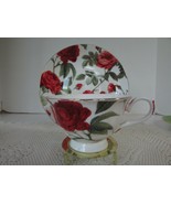 VTG ROSE OF ENGLAND BONE CHINA TEACUP &amp; SAUCER  ENGLAND - $14.80