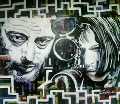 Oil painting inspired in Leon the Professional, by colombian woman artist - £812.42 GBP