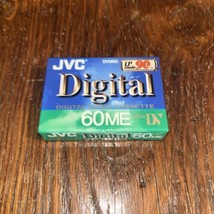 JVC DV60M 60ME Mini DV Digital Video Cassette LP Mode 90 Minutes NEW SEALED - $7.43