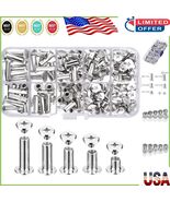 Versatile 80 Piece Chicago Screw Kit with 5 Sizes - Perfect for Bookbinding - $25.23 CAD