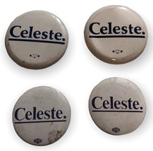 Celeste Vintage Political Pin Pinback Button Set Of 4 - $8.12