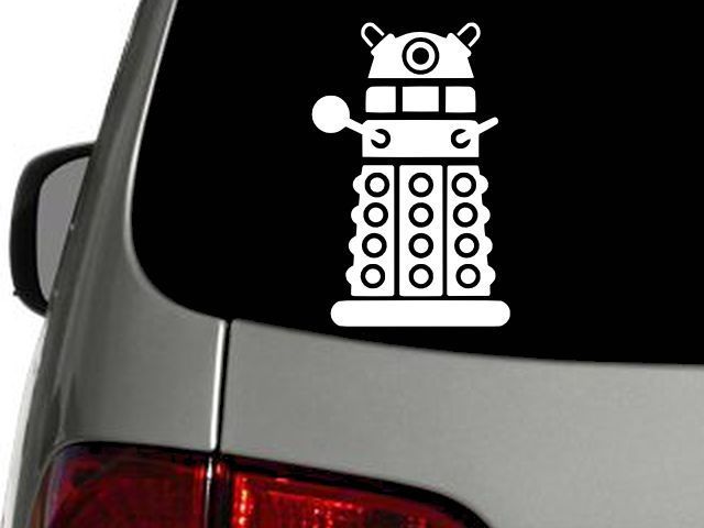 DOCTOR WHO DALEK Vinyl Decal Car Truck Wall Sticker CHOOSE SIZE COLOR - $2.76 - $5.73
