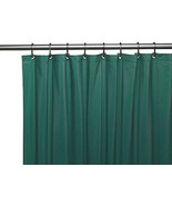 Hunter Green Magnetized Shower Curtain Liner Mildew Resistant Free Shipping - $9.40