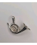 Silver 925 French Horn Pendant Charm Orchestra Music Marching Band - £22.57 GBP