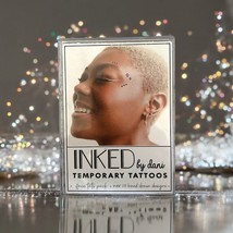 Inked by Dani Face Tat Pack Temporary Tattoo Pack 20+ Hand Drawn Designs NIB - £10.15 GBP
