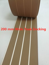 Boat Marine Synthetic PVC Teak  Decking Flooring with White Stripes 200/50mm - £179.85 GBP+