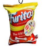 SHIPS N 24 HR-Spot Fun Food FURITOS Chips 8&quot; Squeaker Dog Toy-Indoor/Out... - $258.46 MXN