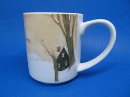 Pottery Barn Home For The Holidays Coffee Mug VGC - $14.25