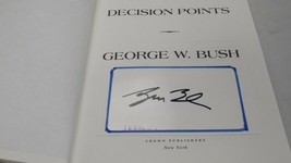 President George W Bush Signed 2010 Decision Points Hardback Book - £276.32 GBP