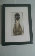 Mary Ellen Gross Baby Emu12x8.5 Framed Artwork - £55.04 GBP