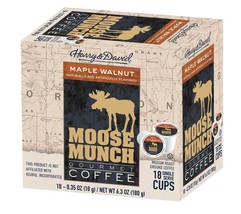 Moose Munch by Harry &amp; David, Maple Walnut, 18ct box - £11.78 GBP