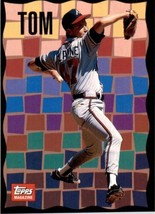 1992 Topps Magazine #305 Tom Glavine Atlanta Braves - £3.15 GBP