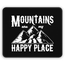 Personalized Gaming Mouse Pad: Mountains are My Happy Place, 9x7 Inch, V... - $14.42