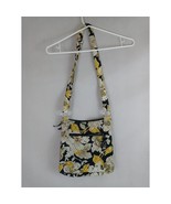 Vera Bradley White and Yellow with Black Crossbody Hipster Purse  10” x 11” - $22.99 CAD