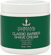 Clubman Pinaud Classic Barber Shave Cream 16 oz (Pack of 8) - £63.94 GBP