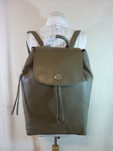 NWT Tory Burch Porcini Gray Leather Brody Large Backpack $495 - £315.40 GBP