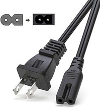 DIGITMON 15FT Premium Replacement 2-Prong Polarized AC Power Cable Compa... - £10.49 GBP