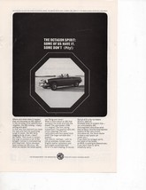 MG MGB Octagon Spirit Vintage Print Ad 1965  - $9.49