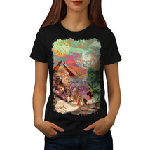 Wellcoda Sublime Landscape Womens T-shirt, Artist Casual Design Printed Tee - £14.63 GBP+