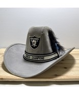 Vintage Oakland Raiders Las Vegas Raiders Cowboy Hat By ADJ Made In USA ... - $129.95