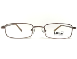 Laugh Out Loud Kids Eyeglasses Frames LOL-10 SAND Gold Rectangular 46-18-135 - £32.93 GBP
