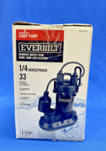 Everbilt 1/4 HP Submersible Sump Pump w/ Tethered Switch - £58.07 GBP