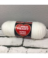 Red Heart Super Saver Yarn Soft White 7 Oz Skein E300 100 Acrylic Worsted - $5.93