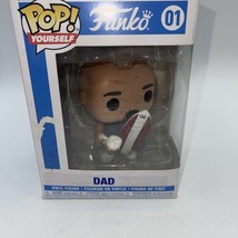 Funko Pop 01 Pop Yourself Personalized “Dad” With Surfboard And Beer READ - £14.35 GBP