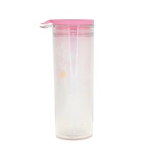 Starbucks Pink Sakura Cherry Flower Blossom Acrylic Water Bottle Tumbler 12 Oz - £38.86 GBP