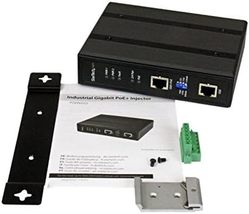 StarTech.com 1 Port Gigabit Midspan - PoE+ Injector - 802.3at and 802.3af - Wall - £83.36 GBP