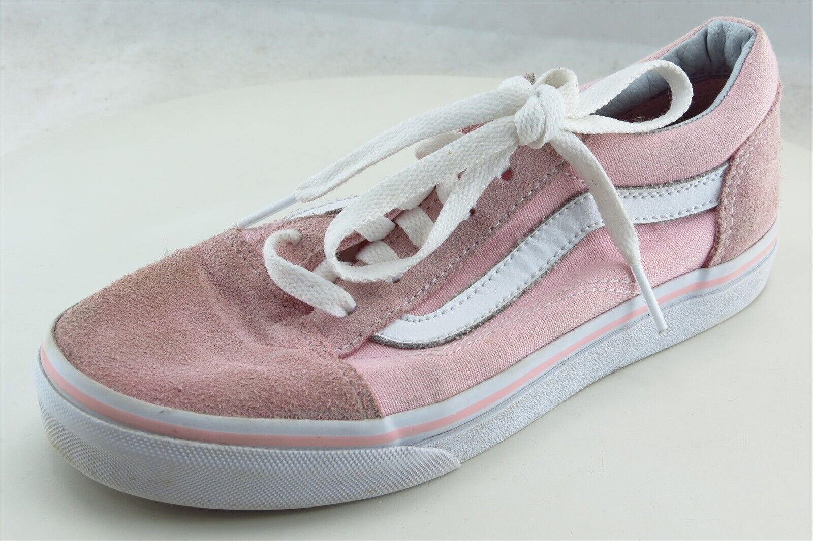 Primary image for VANS Pink Fabric Casual Shoes Girls Shoes Size 3