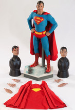 Superman Sixth Scale Action Figure ~ Sideshow Exclusive Edition w/ Metallo Head - £312.03 GBP