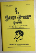 The Baker Street Journal Vol 41 #2 June 1991 Vintage Sherlock Holmes Fanzine - £11.83 GBP