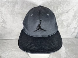 Nike Air Jordan Jumpman Charcoal Gray Youth Snapback Hat Cap Jump Man - $10.84