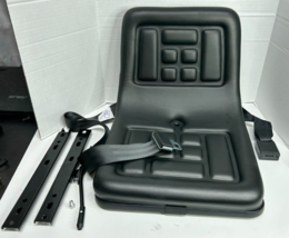Universal Tractor Seat Adjustable w Seatbelt for Forklift Mower Digger L... - $76.18