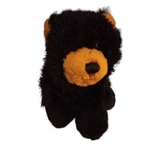 Ganz Webkinz Lil Kinz Black Bear Fuzzy Soft Plush 6&quot; Stuffed Animal Toy No Code - £6.10 GBP
