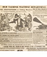 1900 Graphophone Talking Machine Advertisement Victorian Sears Roebuck 5... - $28.05 CAD