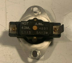 Washer/Dryer Thermostat (L240F) Safety Shutoff Dexter P/N: 9576-207-008 ... - $1.86