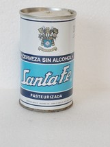 Vintage Santa Fe Cerveza Sin Alcohol Wide Seam Steel Beer Can - £35.38 GBP