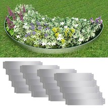 vidaXL Lawn Fence 20 pcs Galvanised Steel 39.4x7.9&quot; (4x142668) - $515.95 CAD