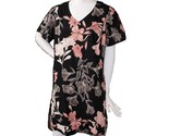 Nicole Miller Ladies&#39; Size Small Linen Blend Dress, Black Floral - $18.99