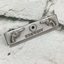 Revolver Expert Silver Tone Lapel Pin Bar Award  - $9.89